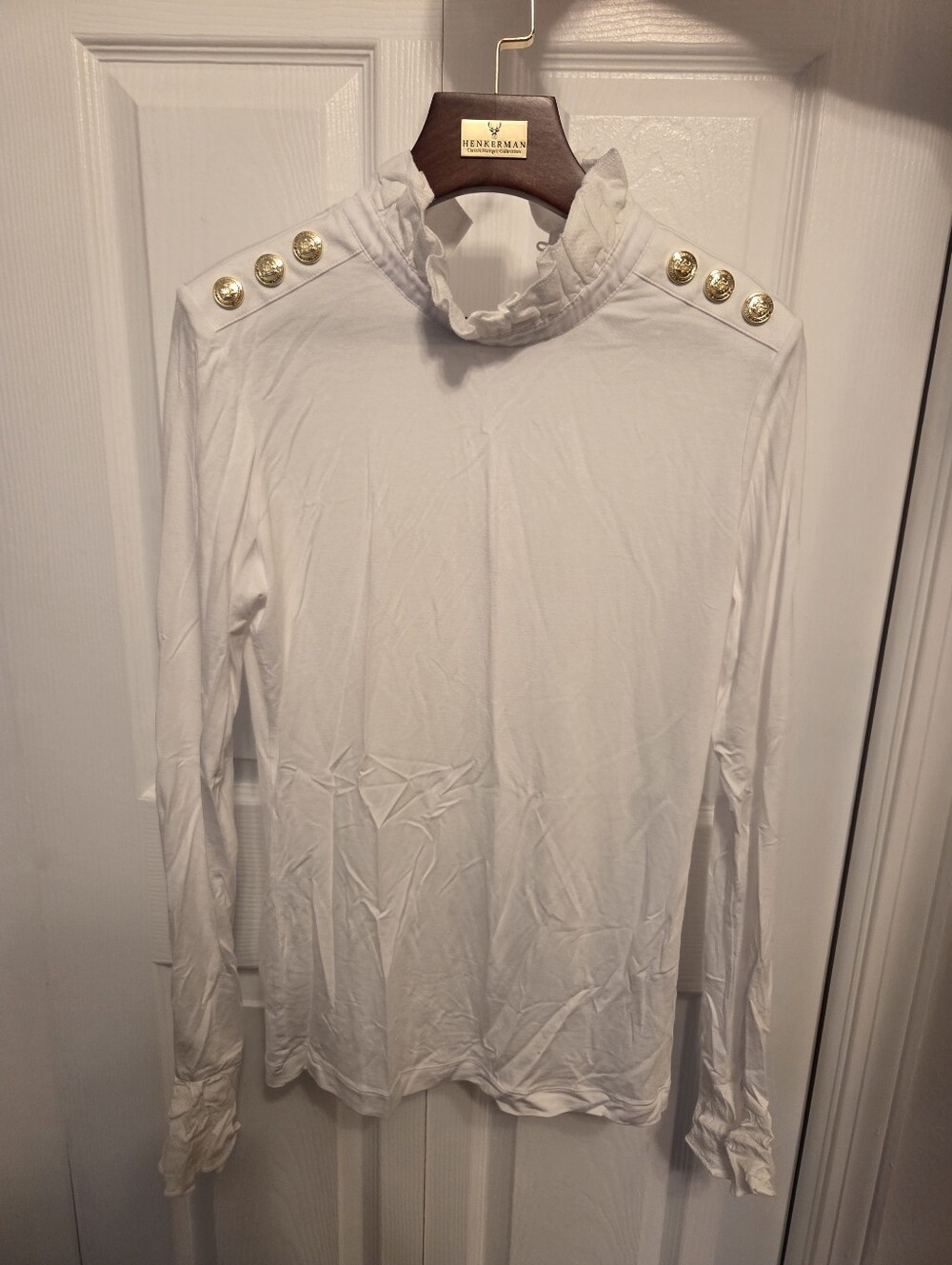 Holland Cooper Lilibet Jersey Tee - White - Picture 6 of 8